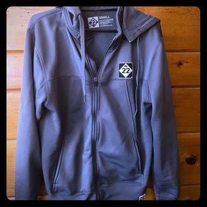Men’s M22 zip-up hoody (size S, color Gray)